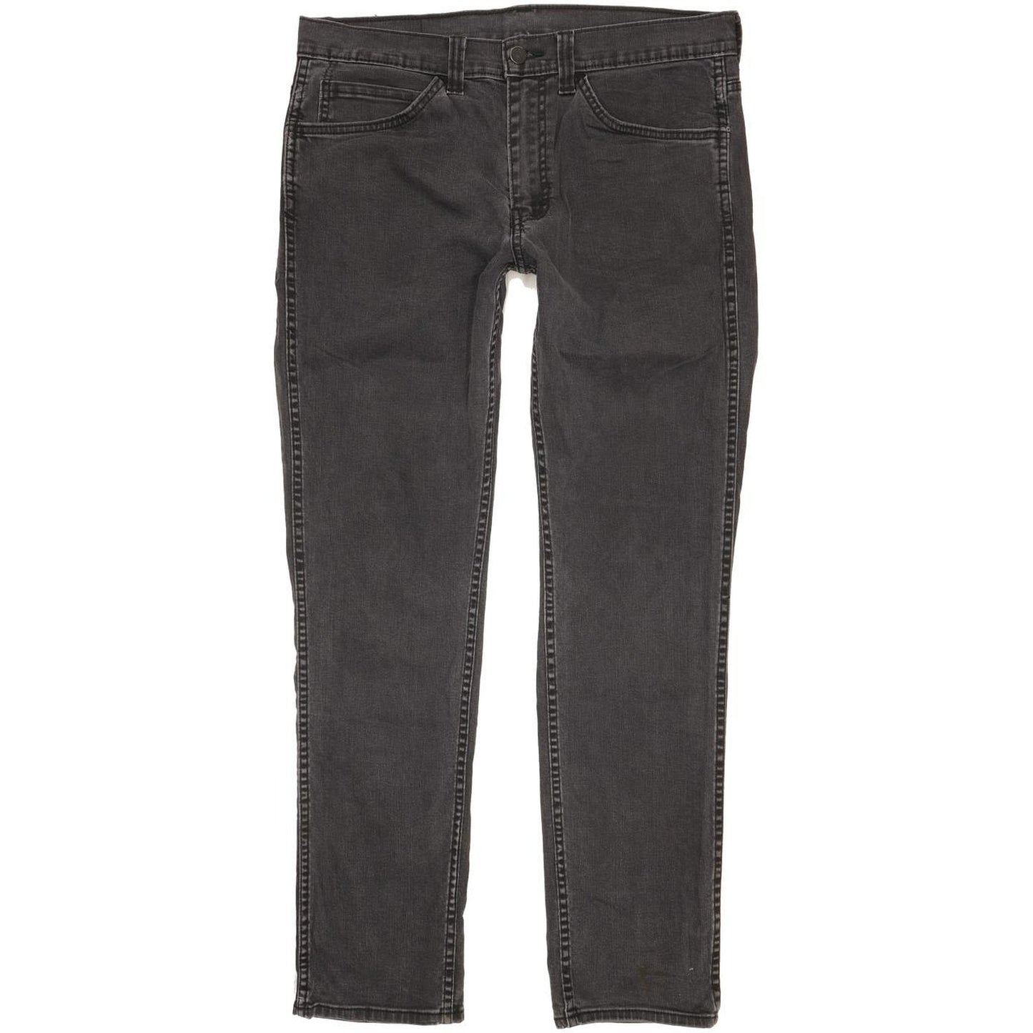 Levi's 511 Men Charcoal Straight Slim Stretch Jeans W34 L31