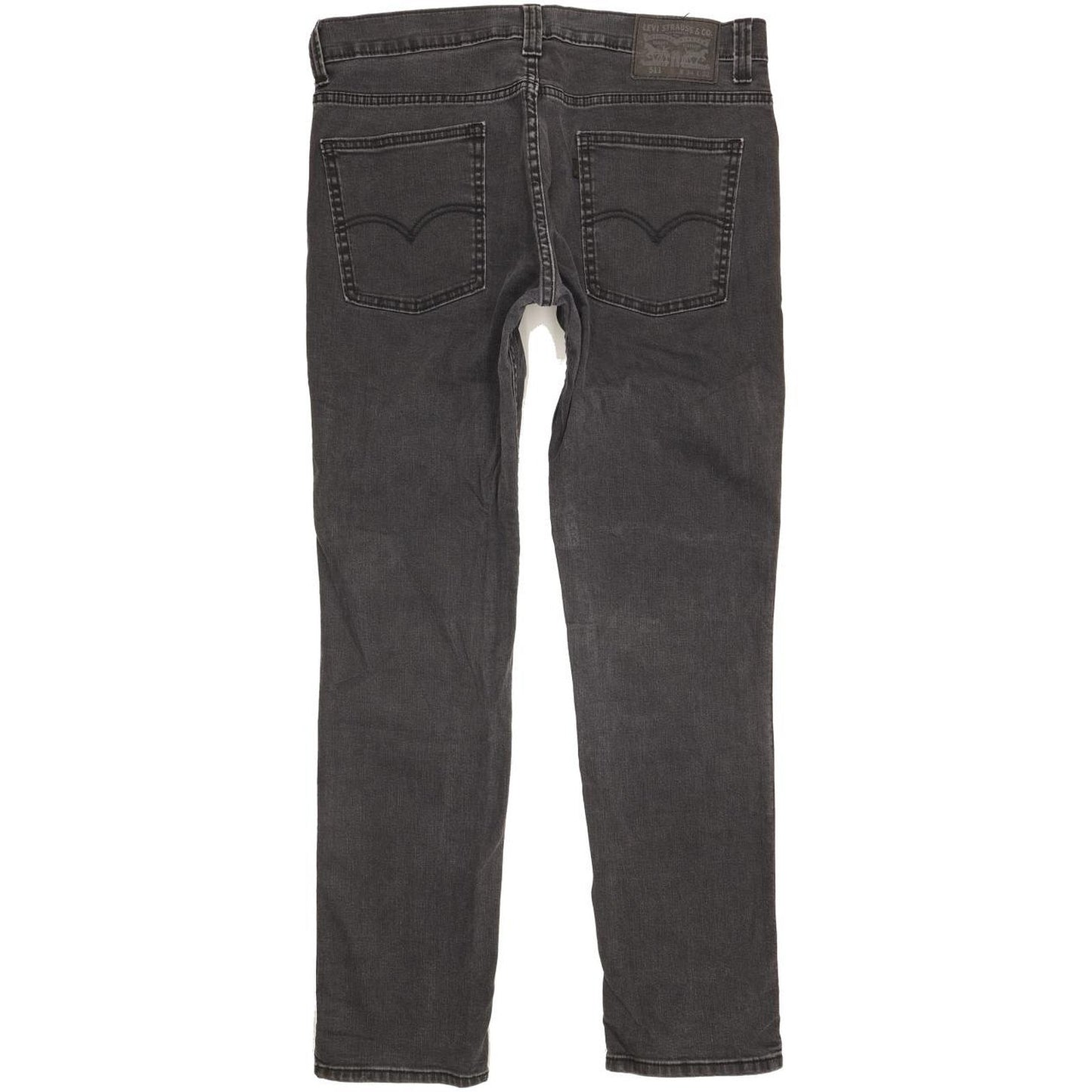 Levi's 511 Men Charcoal Straight Slim Stretch Jeans W34 L31