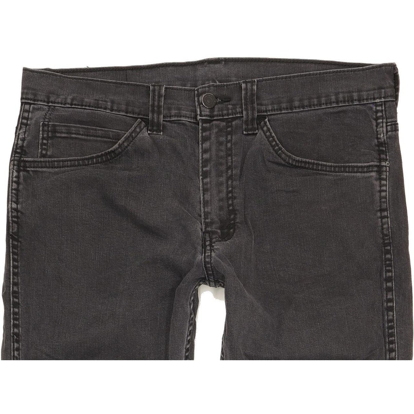 Levi's 511 Men Charcoal Straight Slim Stretch Jeans W34 L31