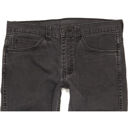 Levi's 511 Men Charcoal Straight Slim Stretch Jeans W34 L31