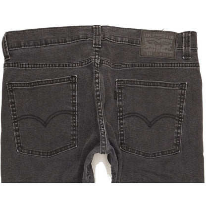 Levi's 511 Men Charcoal Straight Slim Stretch Jeans W34 L31