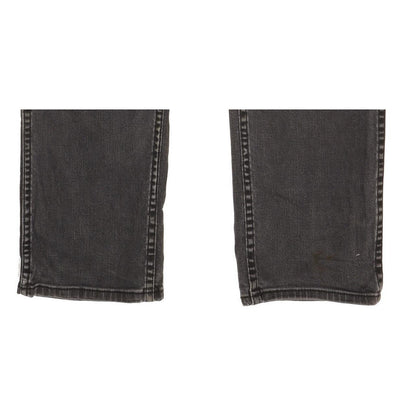 Levi's 511 Men Charcoal Straight Slim Stretch Jeans W34 L31
