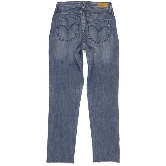 Levi's Demi Curve Women Blue Straight Classic Stretch Jeans W27 L28