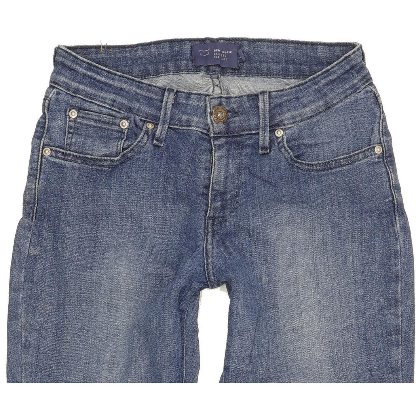 Levi's Demi Curve Women Blue Straight Classic Stretch Jeans W27 L28