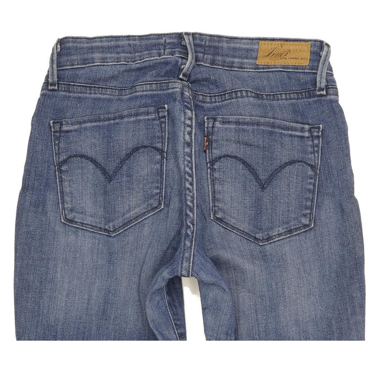 Levi's Demi Curve Women Blue Straight Classic Stretch Jeans W27 L28