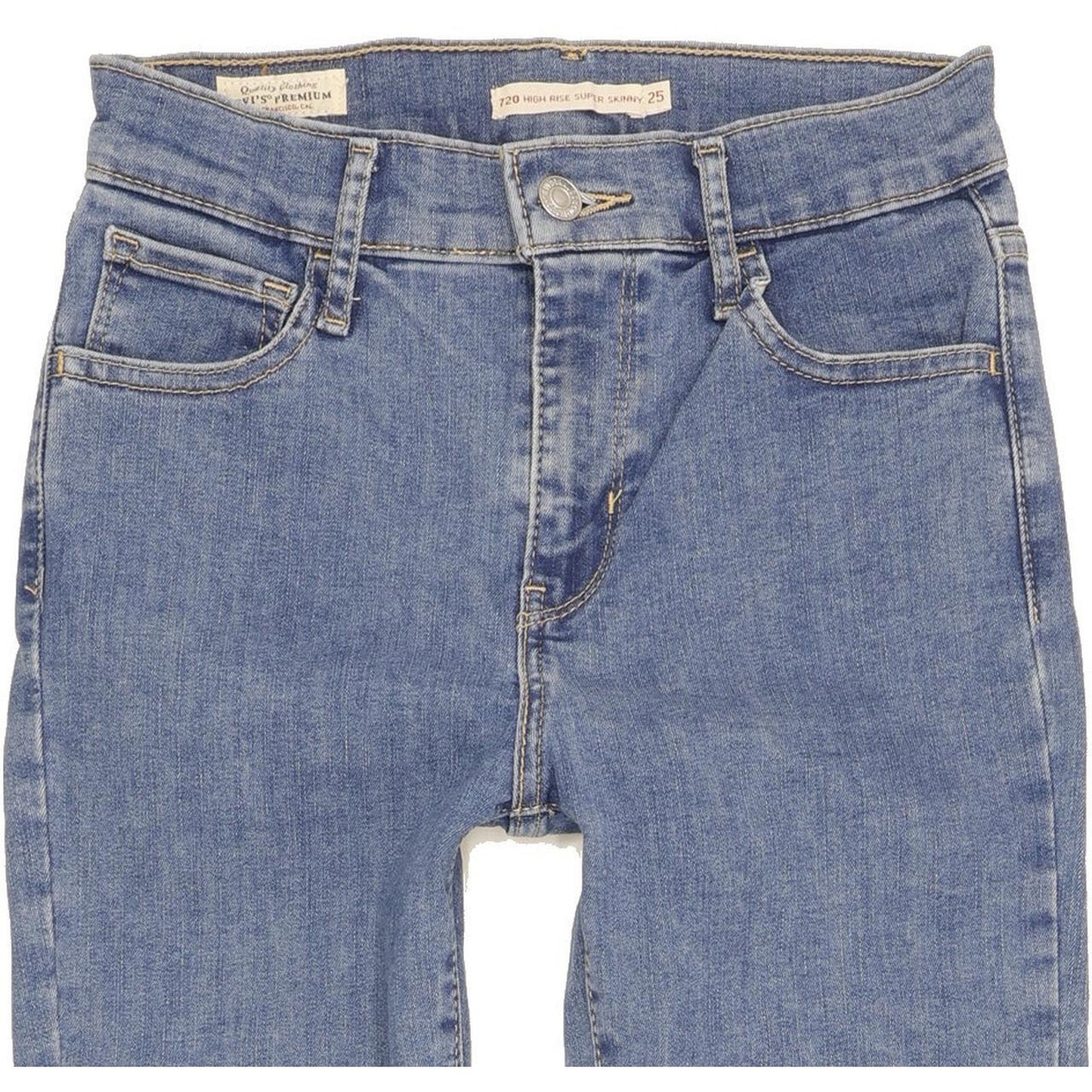 Levi's 720 Women Blue Skinny Slim Stretch Jeans W25 L30
