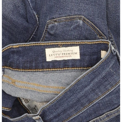 Levi's 710 Super Women Blue Skinny Slim Stretch Jeans W25 L28