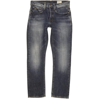 G-Star Men Blue Straight Regular Stretch Jeans W30 L29