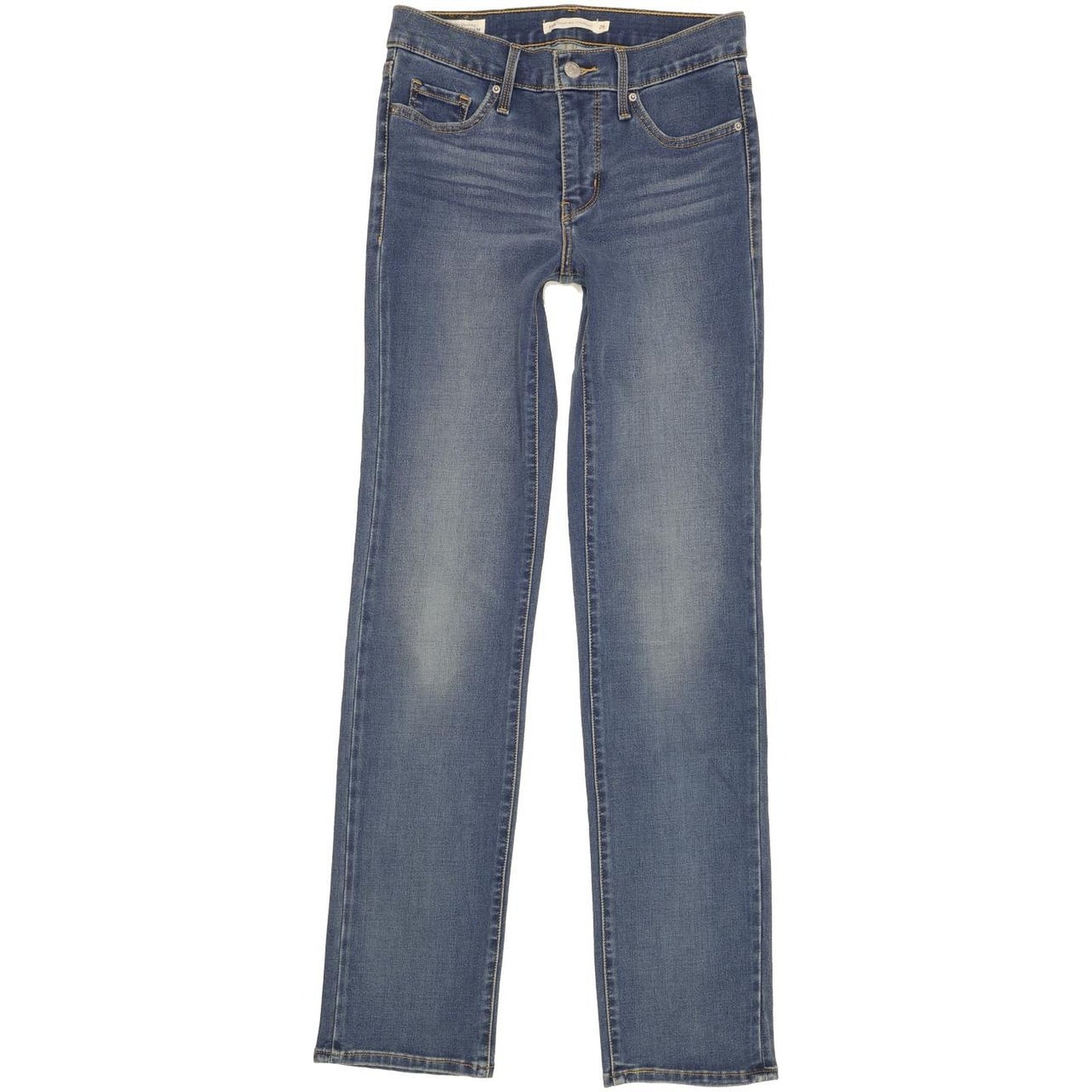Levi's 314 Shaping Women Blue Straight Slim Stretch Jeans W26 L32