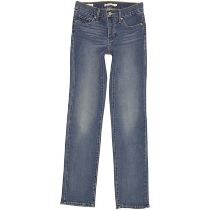 Levi's 314 Shaping Women Blue Straight Slim Stretch Jeans W26 L32