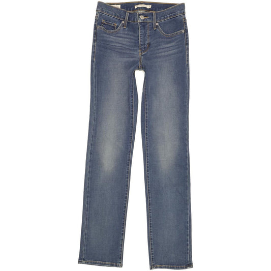 Levi's 314 Shaping Women Blue Straight Slim Stretch Jeans W26 L32
