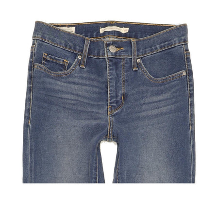 Levi's 314 Shaping Women Blue Straight Slim Stretch Jeans W26 L32