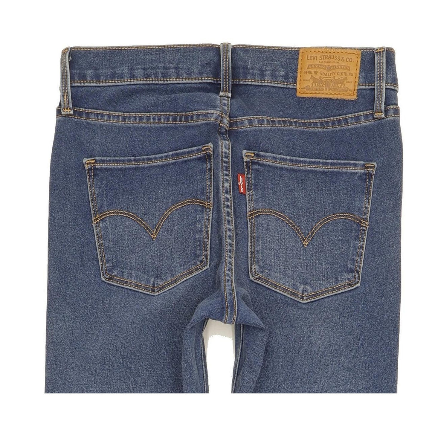 Levi's 314 Shaping Women Blue Straight Slim Stretch Jeans W26 L32