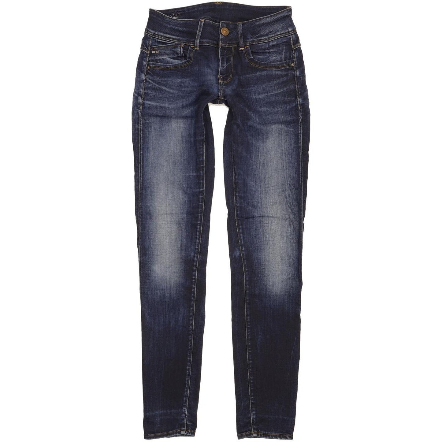 G-Star Lynn Women Blue Skinny Slim Stretch Jeans W27 L32