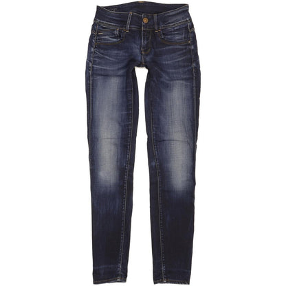 G-Star Lynn Women Blue Skinny Slim Stretch Jeans W27 L32