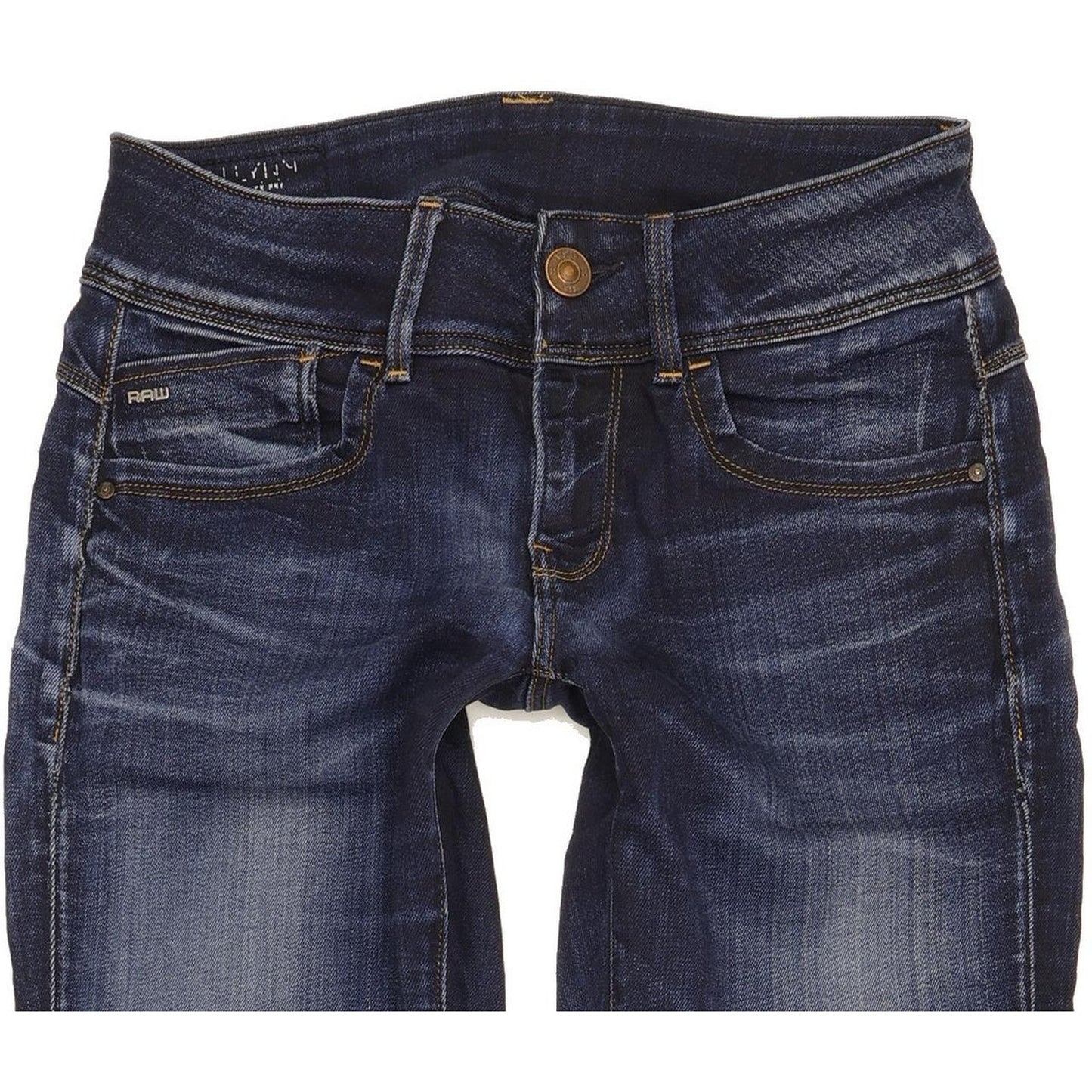 G-Star Lynn Women Blue Skinny Slim Stretch Jeans W27 L32