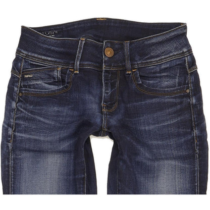 G-Star Lynn Women Blue Skinny Slim Stretch Jeans W27 L32