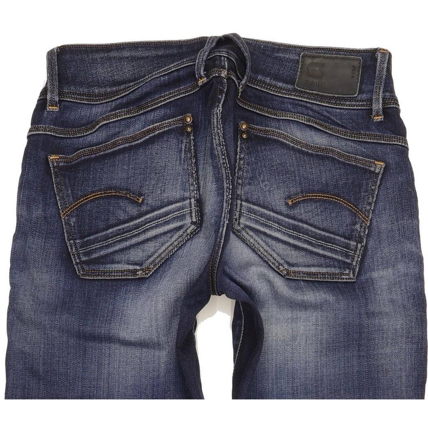 G-Star Lynn Women Blue Skinny Slim Stretch Jeans W27 L32