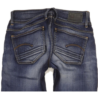G-Star Lynn Women Blue Skinny Slim Stretch Jeans W27 L32