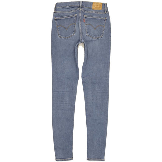 Levi's 710 Super Women Blue Skinny Slim Stretch Jeans W27 L30
