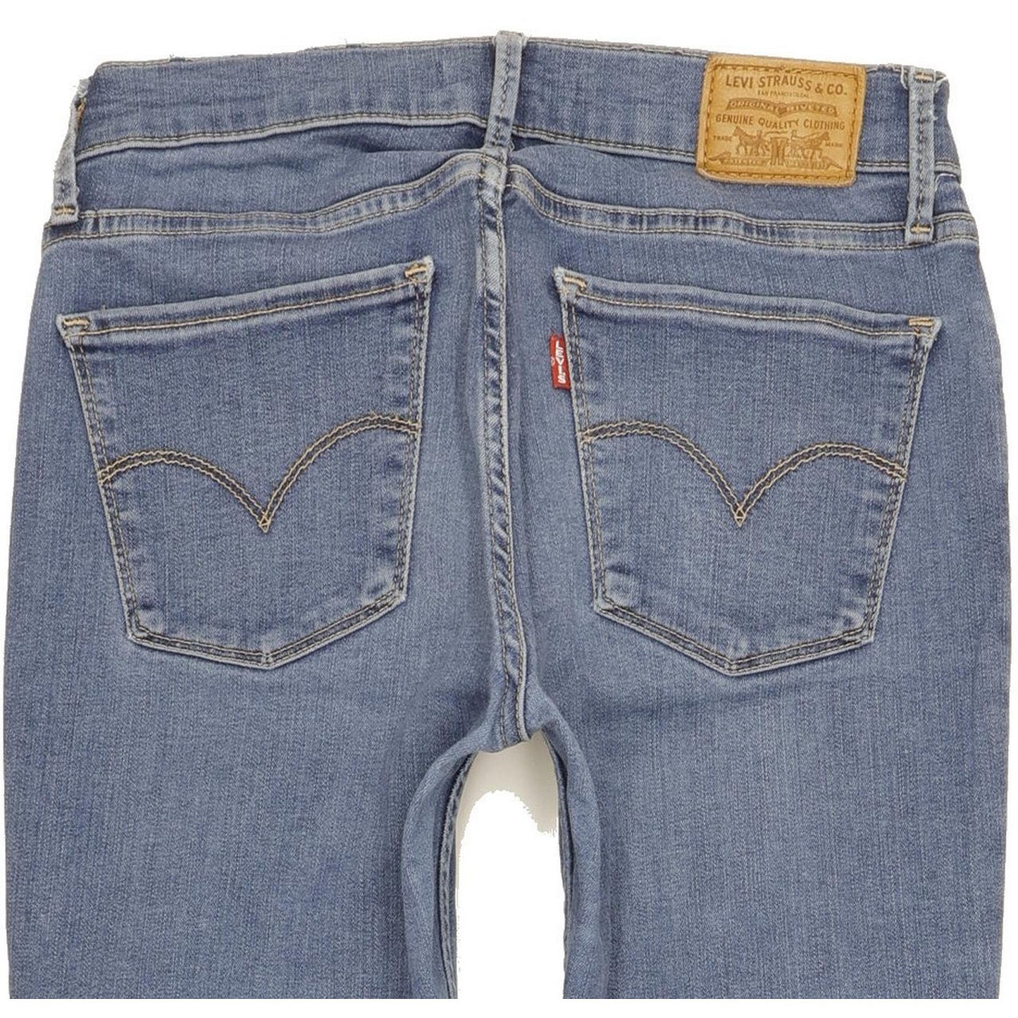 Levi's 710 Super Women Blue Skinny Slim Stretch Jeans W27 L30