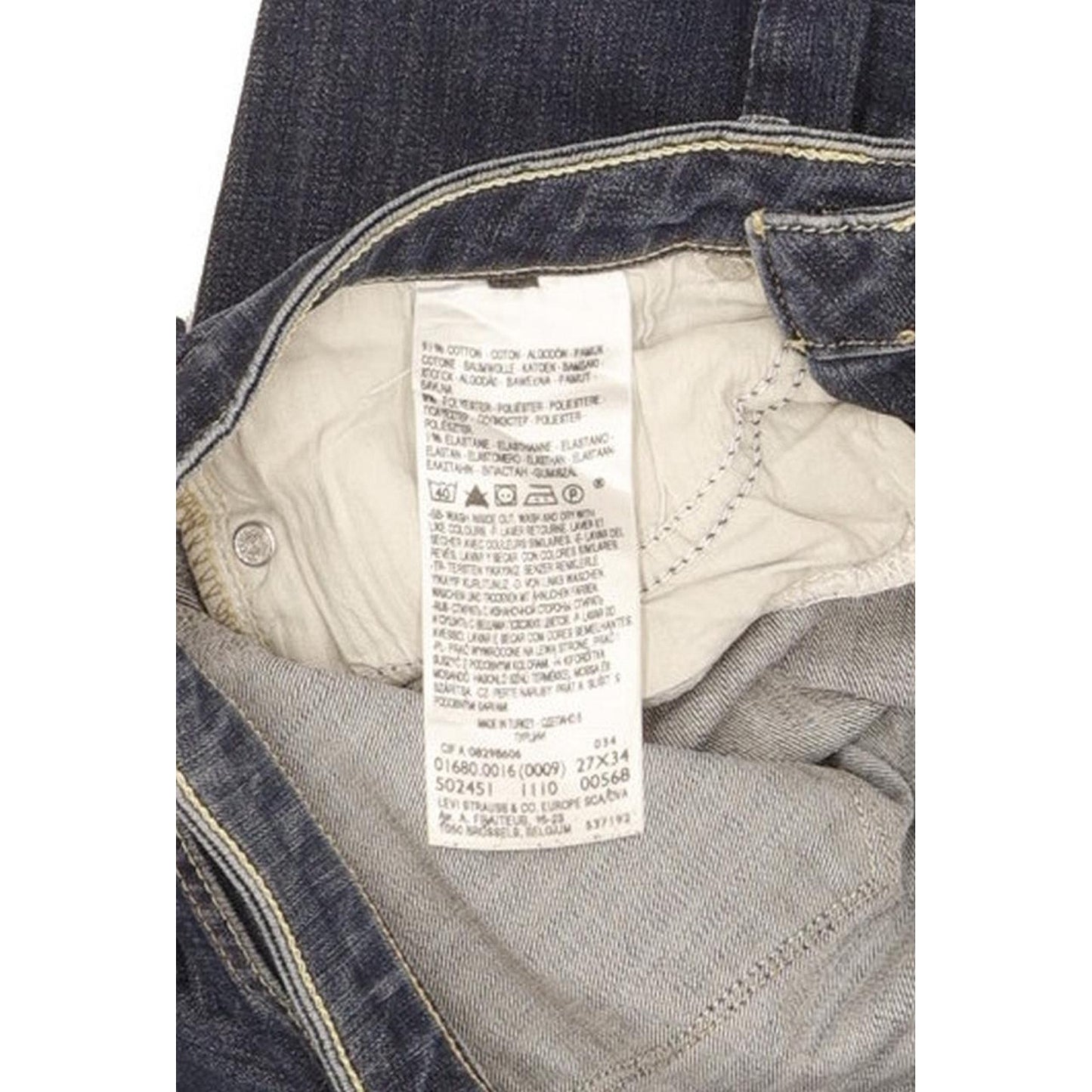 Levi's Women Blue Skinny Slim Stretch Jeans W27 L34