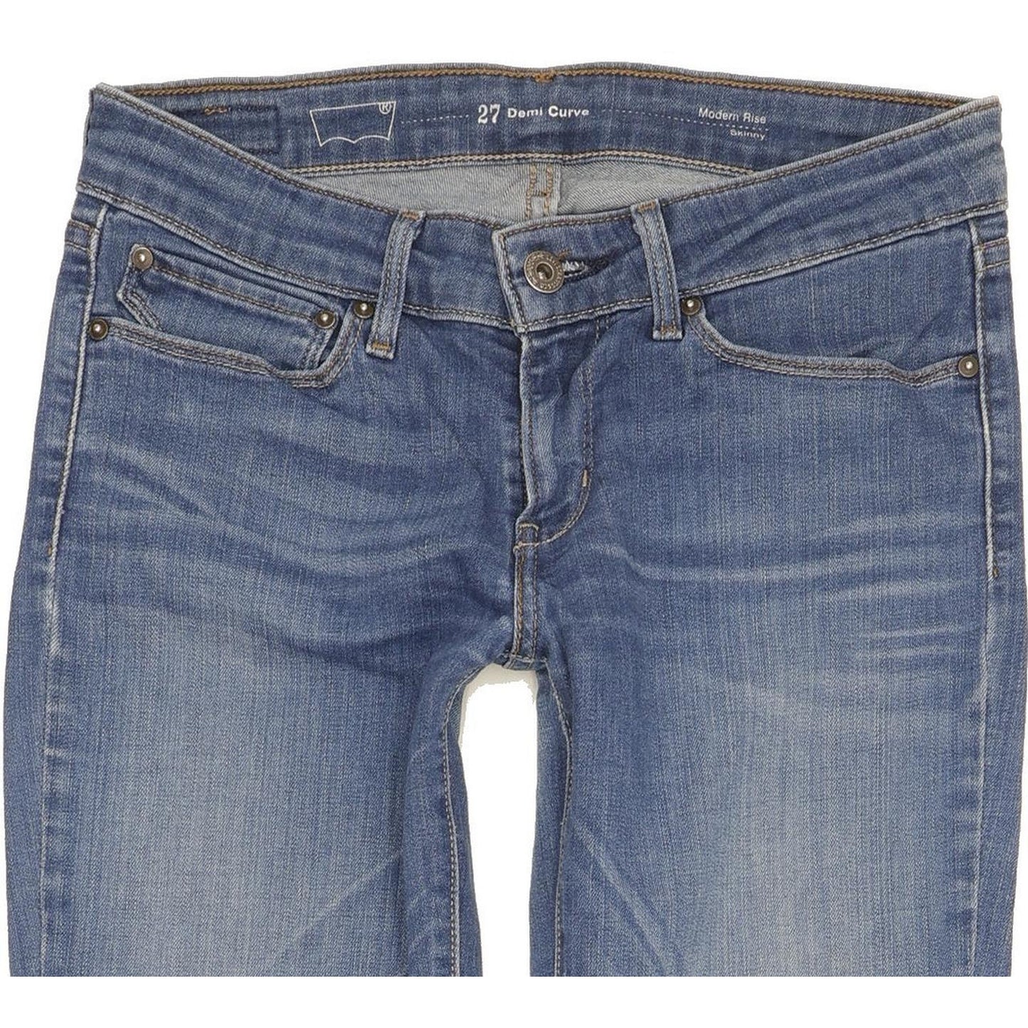 Levi's Demi Curve Women Blue Skinny Slim Jeans W27 L33