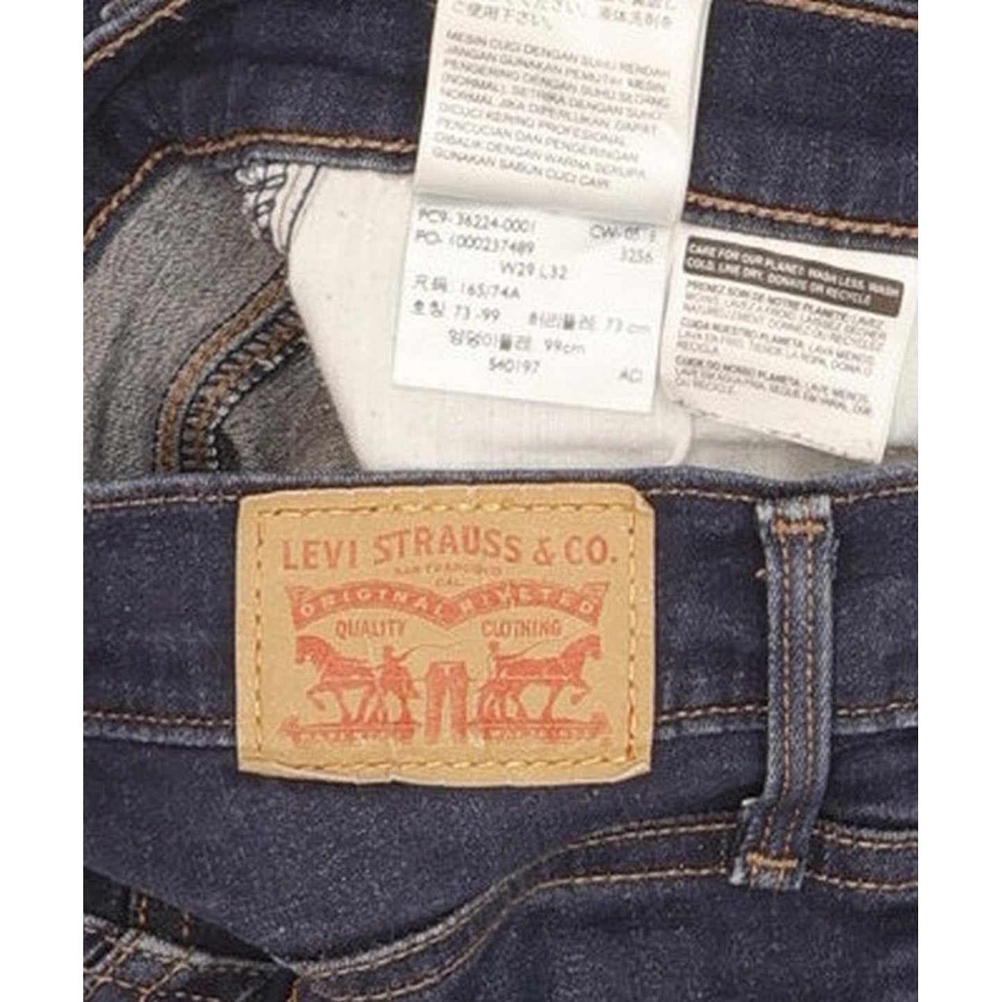 Levi's Slimming Women Blue Skinny Slim Stretch Jeans W29 L32