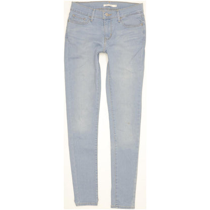 Levi's 710 Super Women Blue Skinny Slim Stretch Jeans W29 L32
