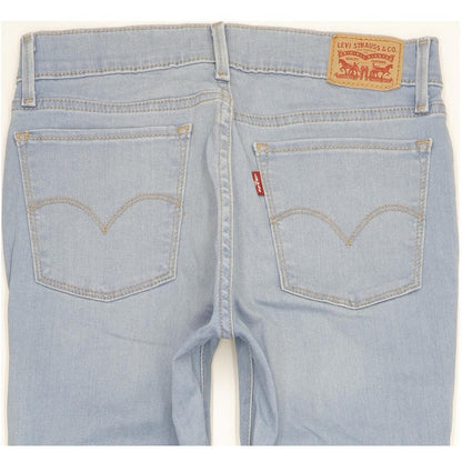 Levi's 710 Super Women Blue Skinny Slim Stretch Jeans W29 L32