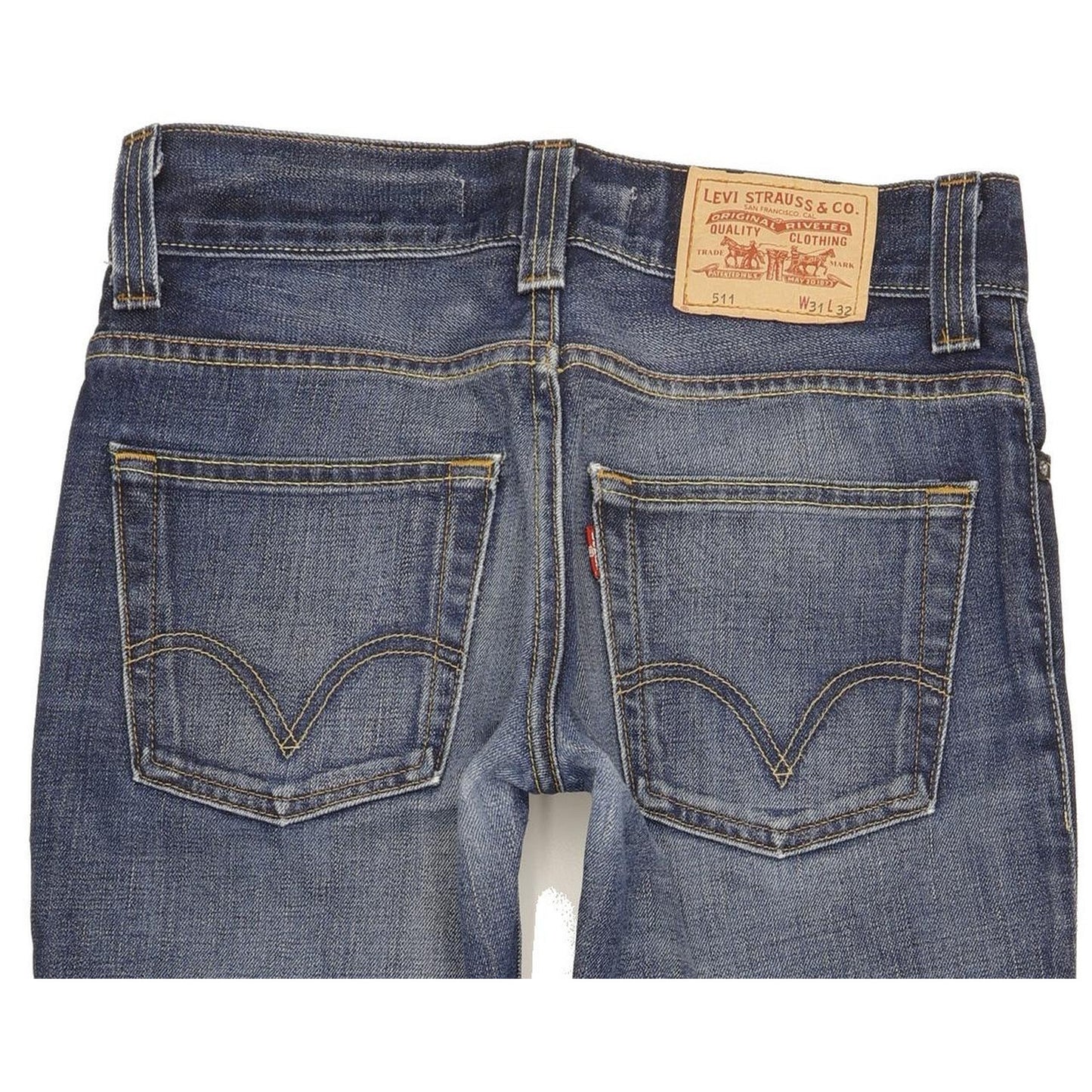 Levi's 511 Men Blue Straight Slim Jeans W31 L29