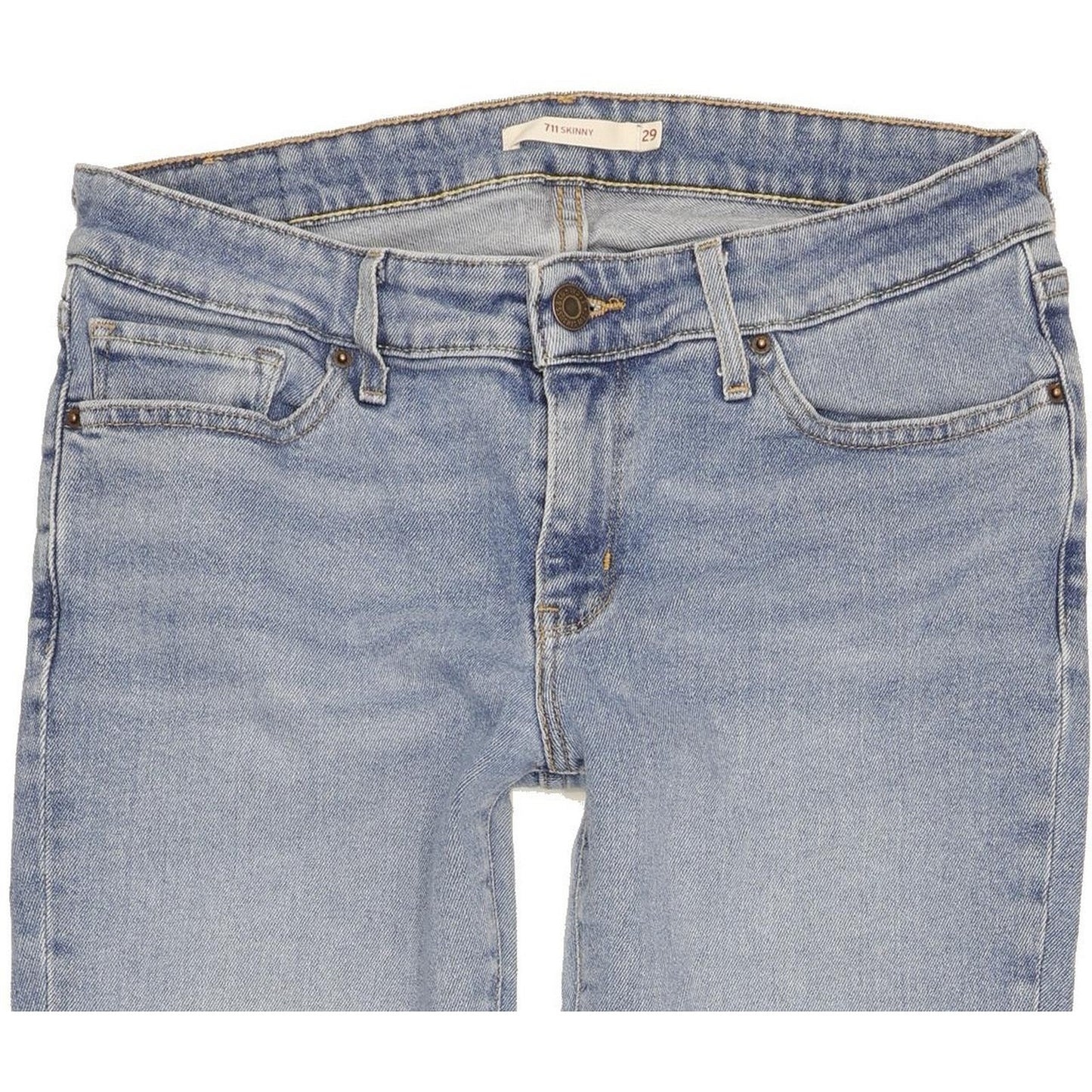 Levi's 711 Women Blue Skinny Slim Stretch Jeans W29 L29