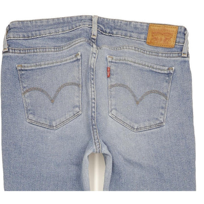 Levi's 711 Women Blue Skinny Slim Stretch Jeans W29 L29