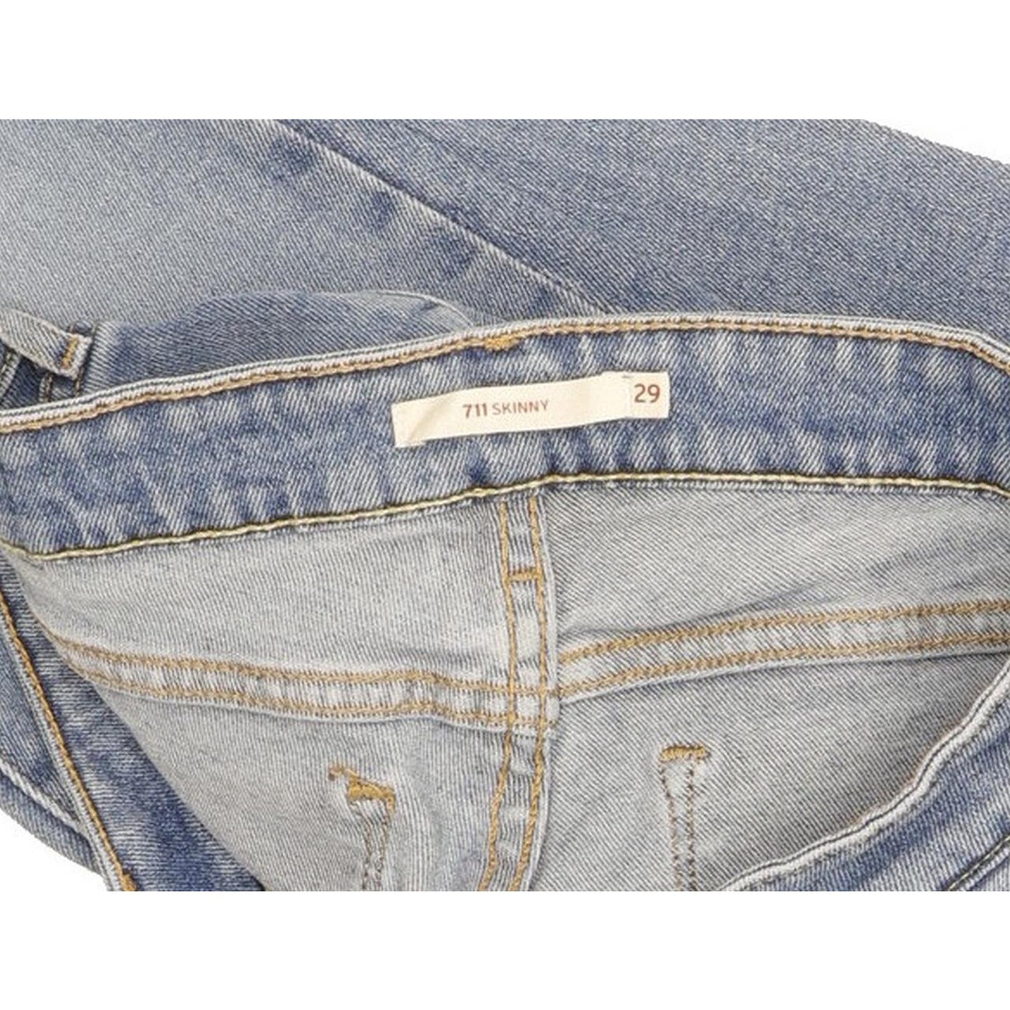 Levi's 711 Women Blue Skinny Slim Stretch Jeans W29 L29