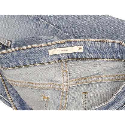 Levi's 711 Women Blue Skinny Slim Stretch Jeans W29 L29