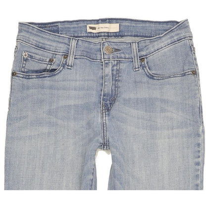Levi's Women Blue Skinny Slim Stretch Jeans W27 L31