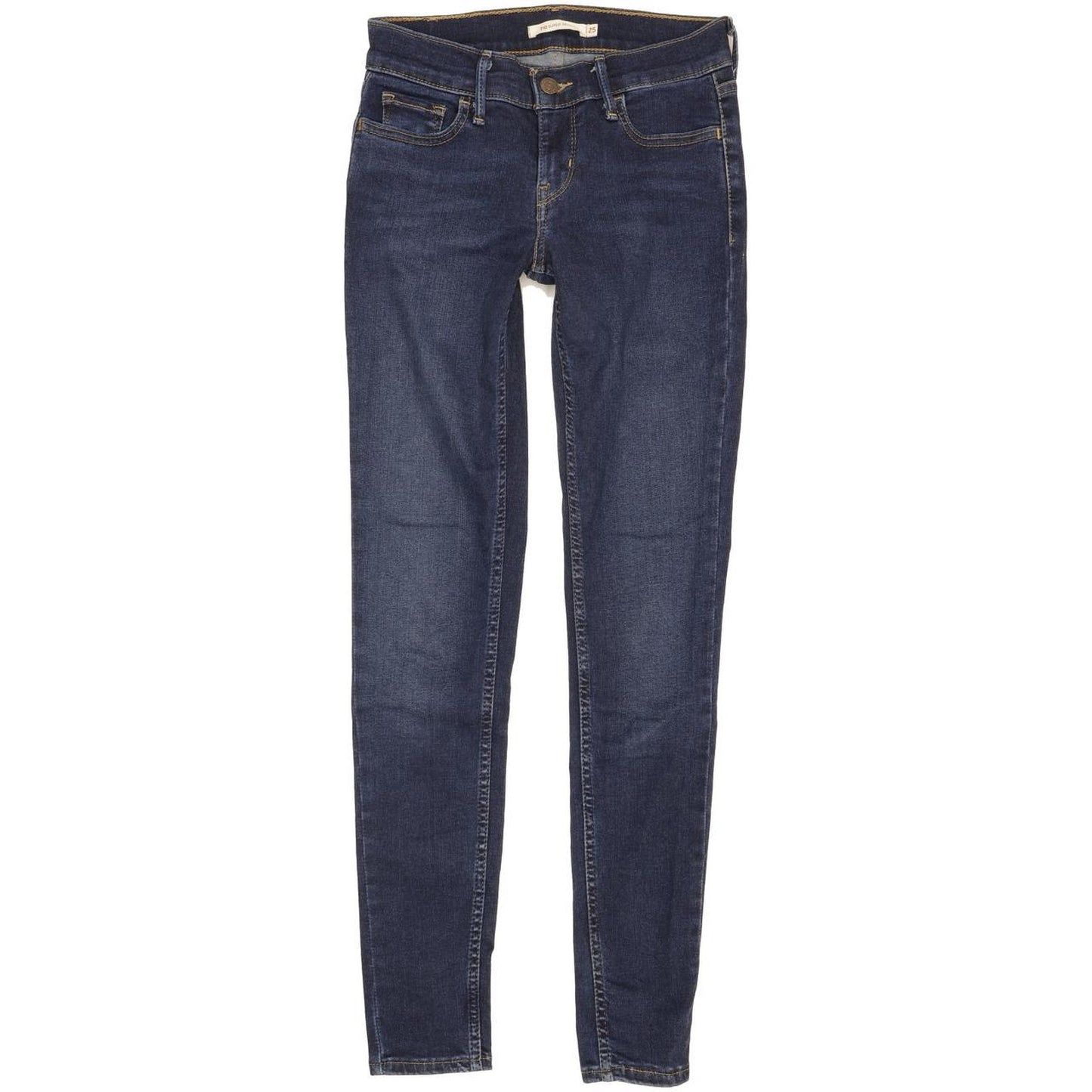 Levi's 710 Super Women Blue Skinny Slim Stretch Jeans W25 L29