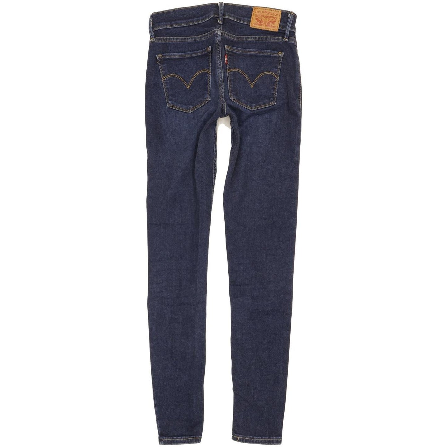 Levi's 710 Super Women Blue Skinny Slim Stretch Jeans W25 L29