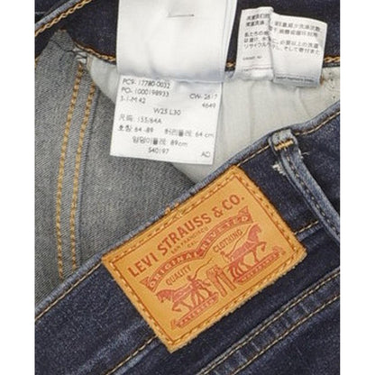 Levi's 710 Super Women Blue Skinny Slim Stretch Jeans W25 L29