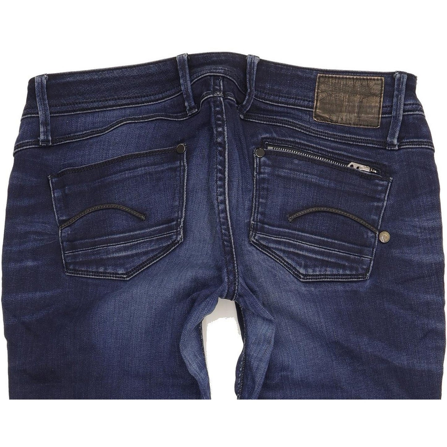 G-Star Attacc Women Blue Straight Slim Stretch Jeans W31 L30