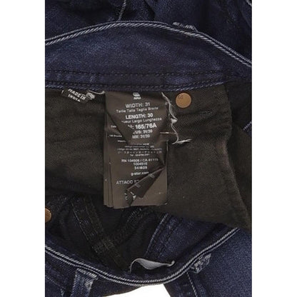 G-Star Attacc Women Blue Straight Slim Stretch Jeans W31 L30