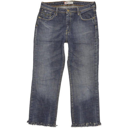 Levi's 627 Women Blue Straight Regular Stretch Jeans W31 L25