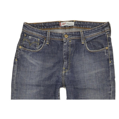 Levi's 627 Women Blue Straight Regular Stretch Jeans W31 L25