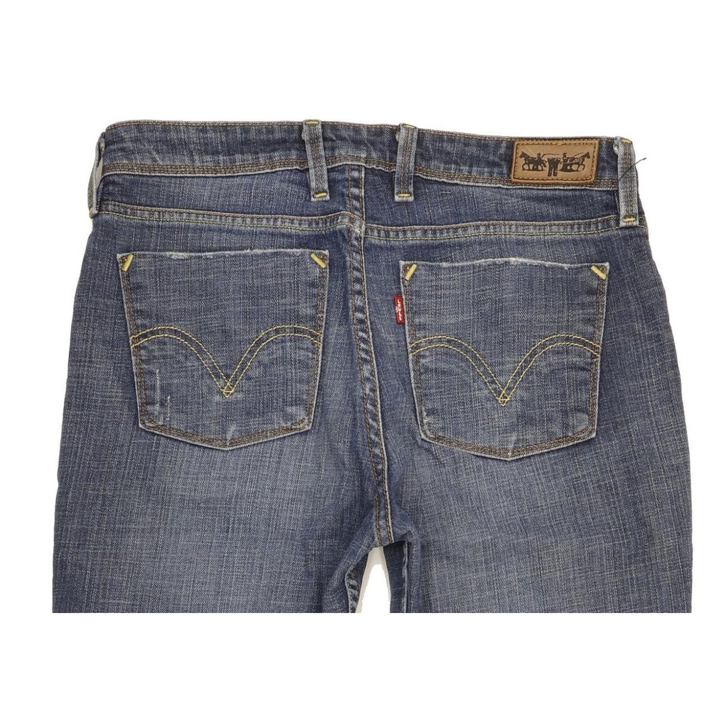 Levi's 627 Women Blue Straight Regular Stretch Jeans W31 L25