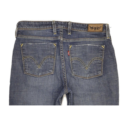 Levi's 627 Women Blue Straight Regular Stretch Jeans W31 L25