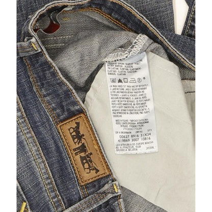 Levi's 627 Women Blue Straight Regular Stretch Jeans W31 L25