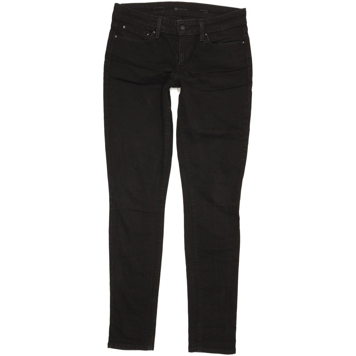 Levi's Demi Curve Women Black Skinny Slim Stretch Jeans W29 L32