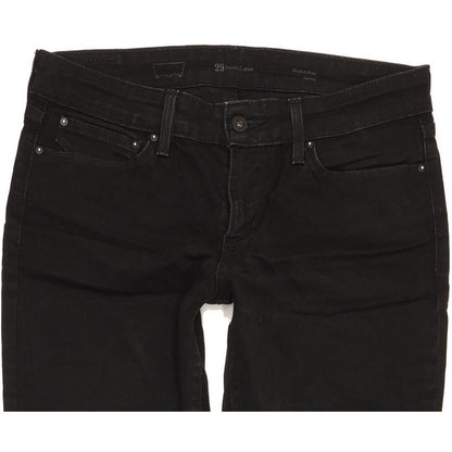 Levi's Demi Curve Women Black Skinny Slim Stretch Jeans W29 L32