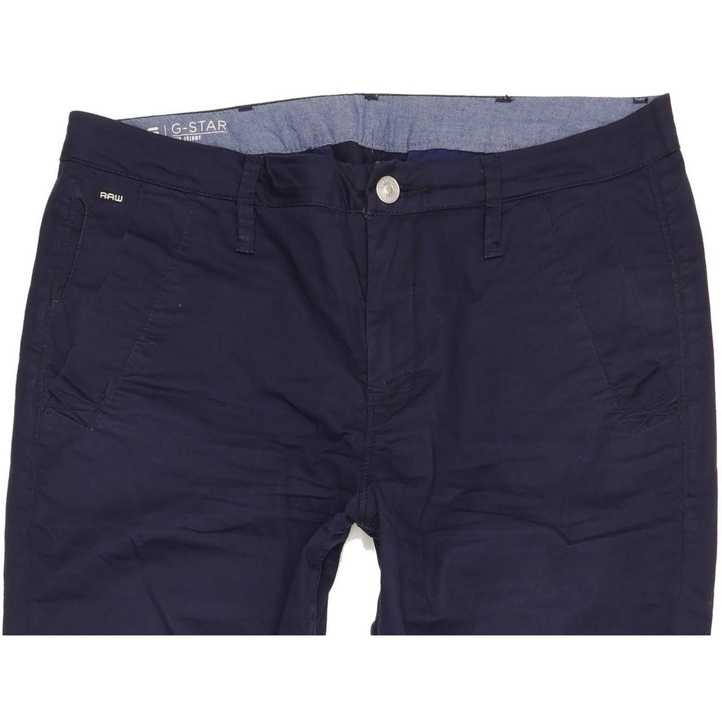 G-Star Bronson Women Navy Skinny Slim Chino Stretch Jeans W28 L29