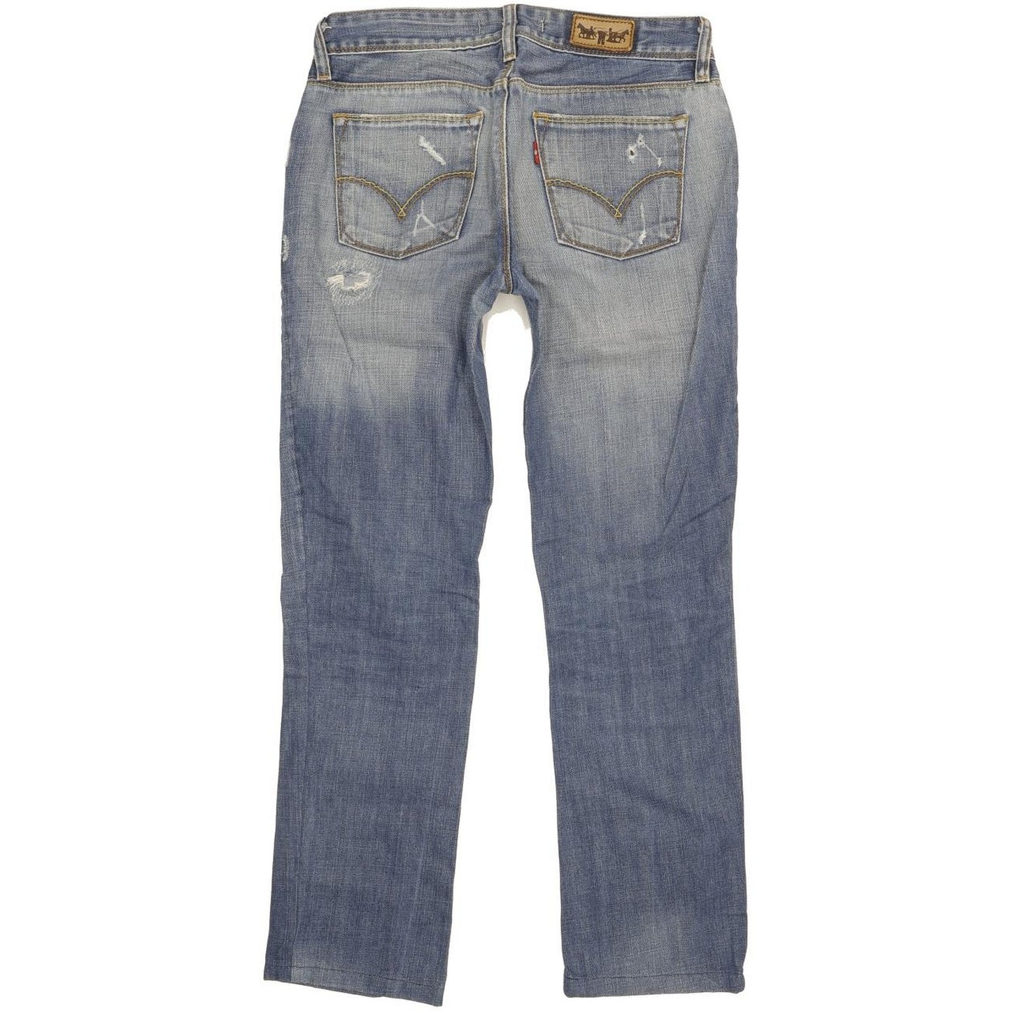 Levi's 572 Men Blue Straight Slim Jeans W28 L28